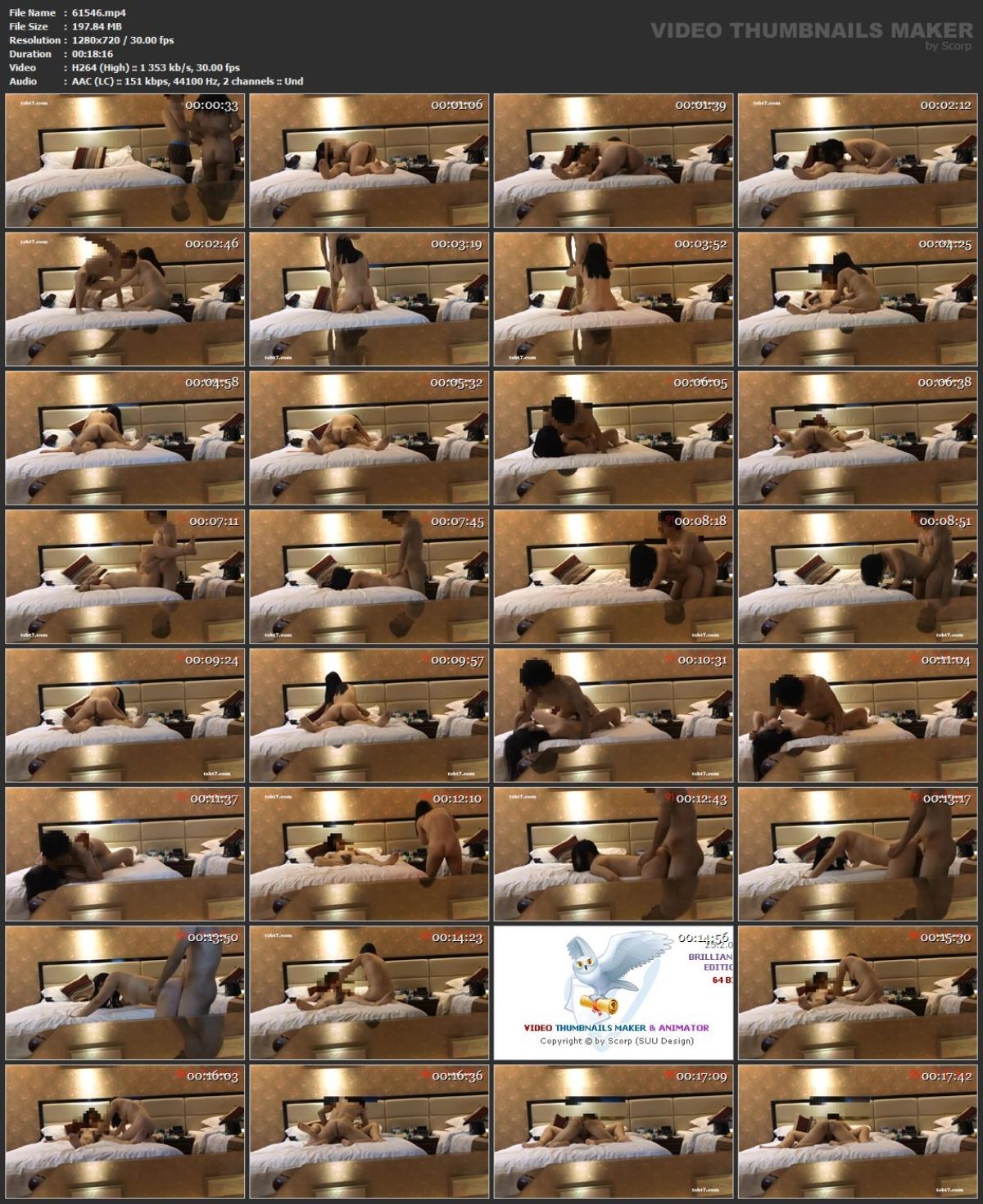 [85,26 GB] Asiatische Escort-Paare mit versteckter Kamera, Paket 379 (150 Clips)