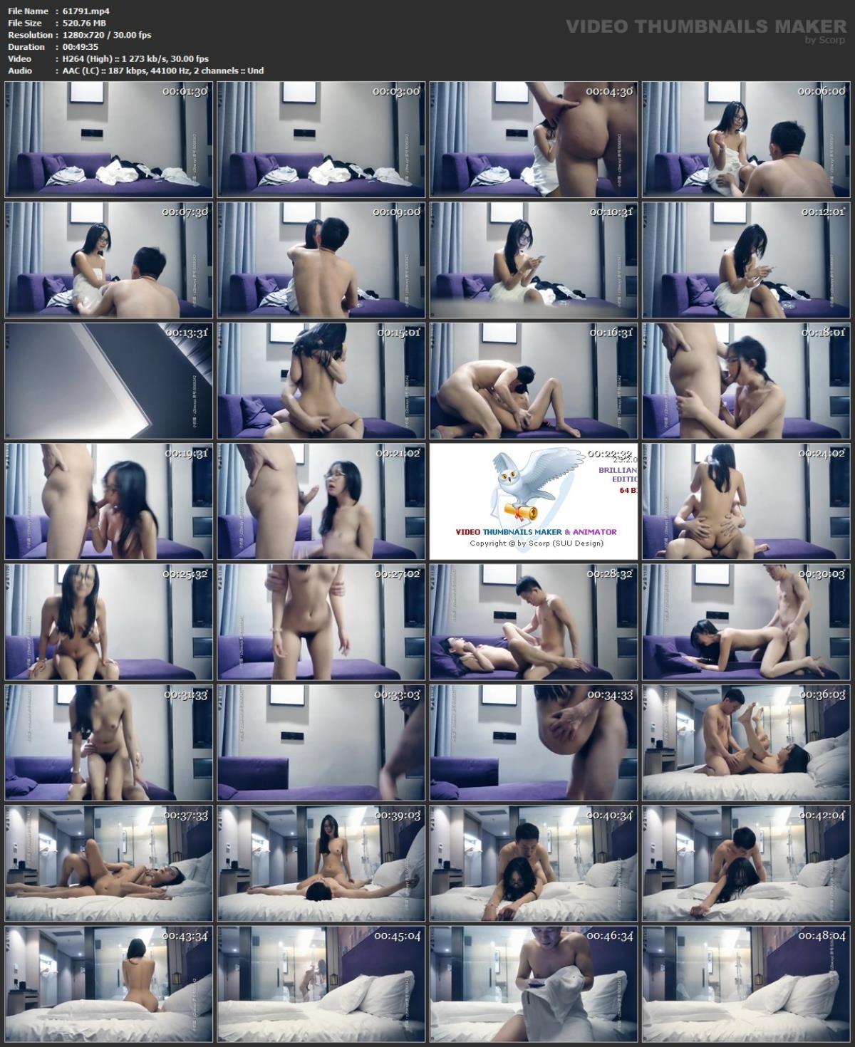 [85,48 GB] Asiatische Escort-Paare mit versteckter Kamera, Paket 381 (150 Clips)