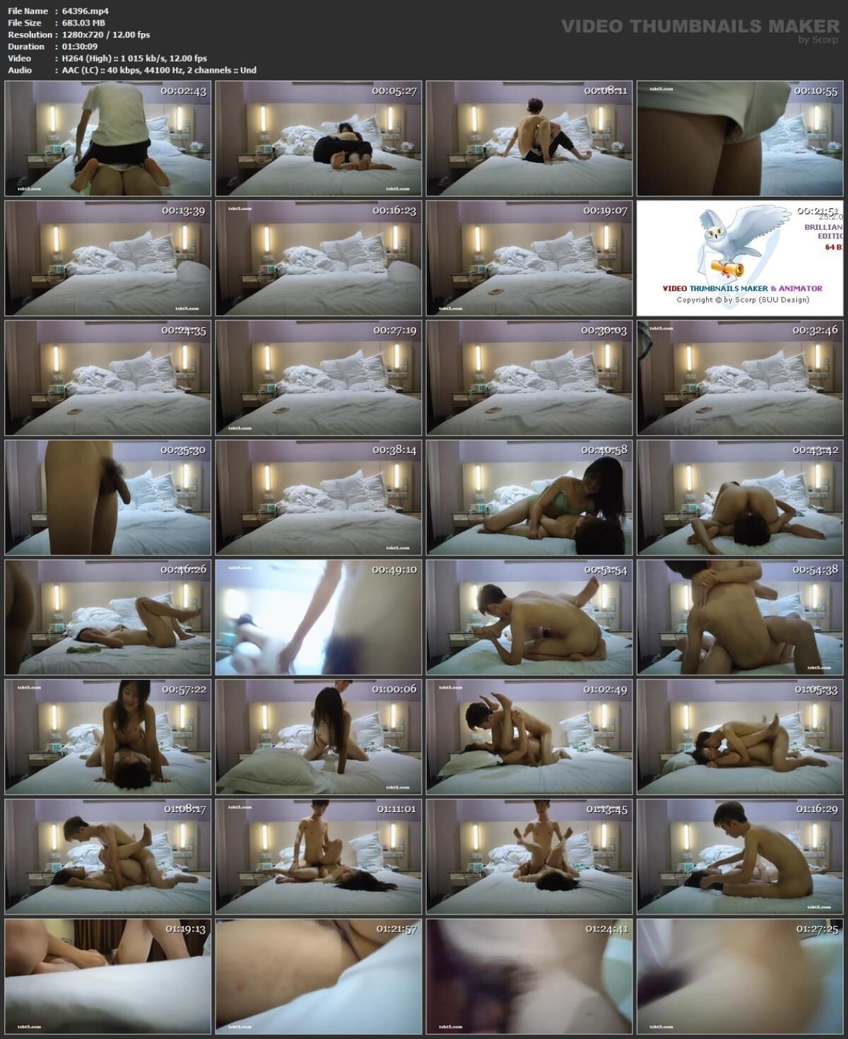 [85.4 GB] Asian Hidden Camera Couples Escorts Pack 397 (150 Clips)