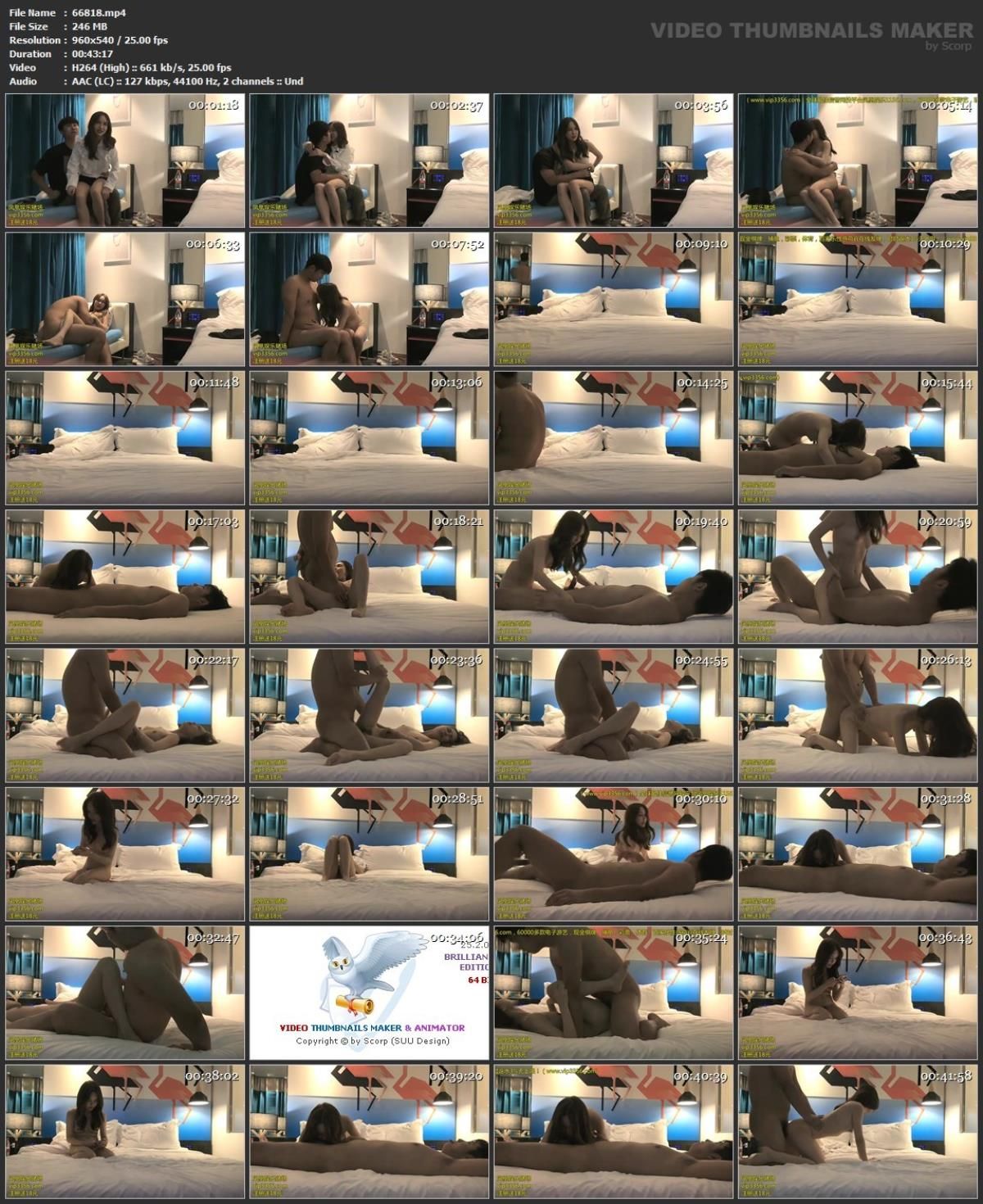 [85.45 GB] Asian Hidden Camera Couples Escorts Pack 411 (300 Clips)