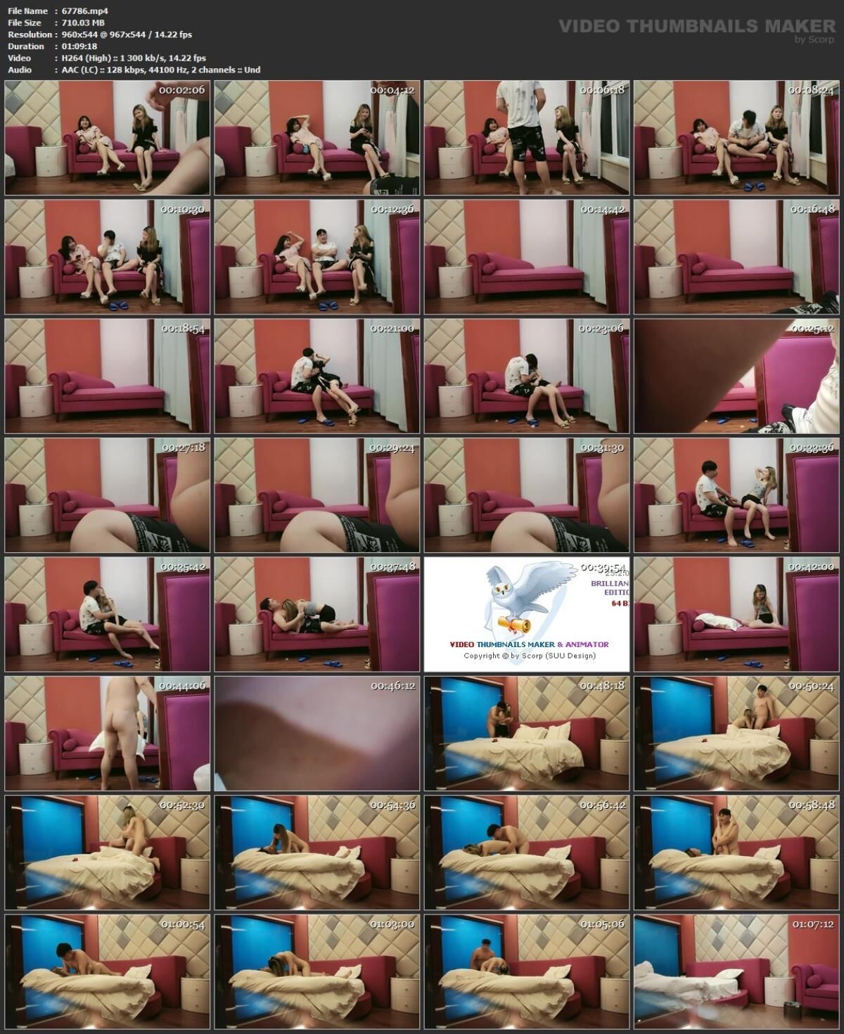 [85,64 GB] Asiatische Escort-Paare mit versteckter Kamera, Paket 418 (150 Clips)