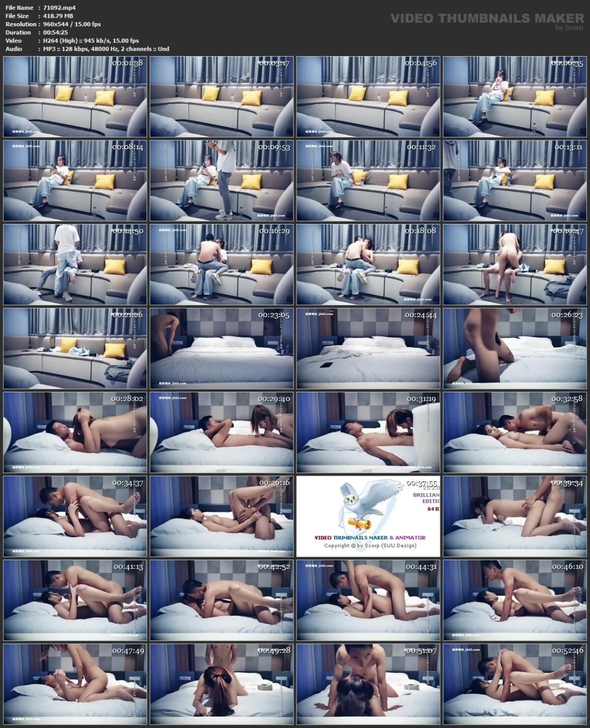 [99.94 GB] Asian Hidden Camera Couples Escorts Pack 437 (150 Clips)