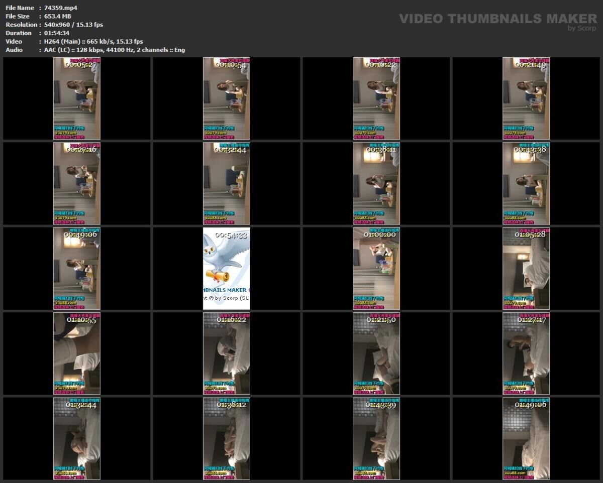 [99,84 GB] Asiatische Escort-Paare mit versteckter Kamera, Paket 458 (150 Clips)